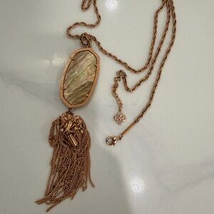 Kendra Scott Rose Gold Rayne Pendant Necklace